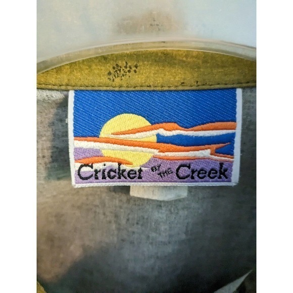 Cricket by the Creek Vintage Western Geometric Abstract Button Up Cotton Shirt - Picture 3 of 3